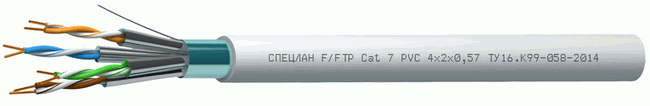 СПЕЦЛАН F/FTP Cat 7 PVC